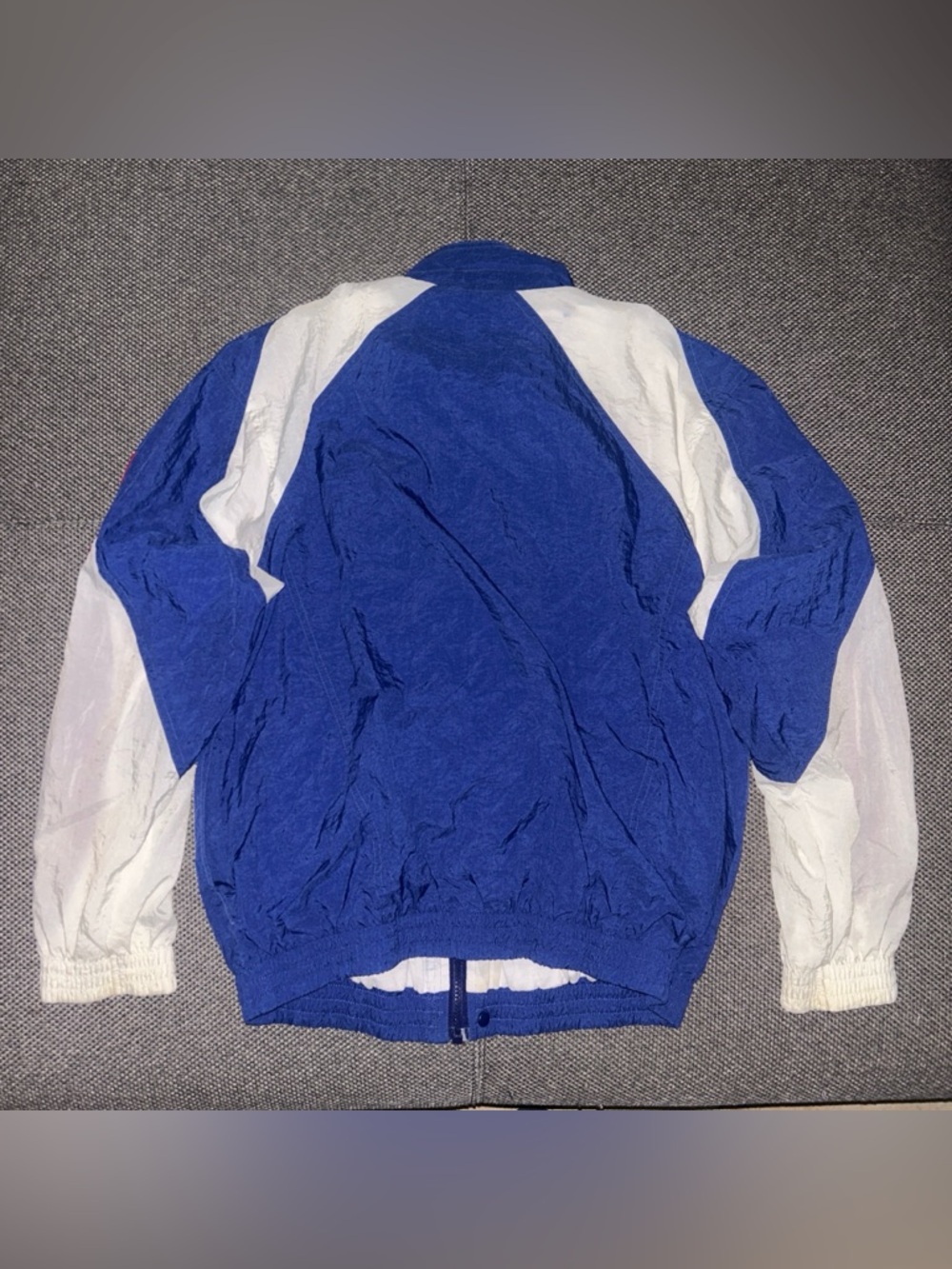 Rare 90s Nike Vintage Windbreaker Jacket in Royal Blue & Pink - Picture 4 of 4